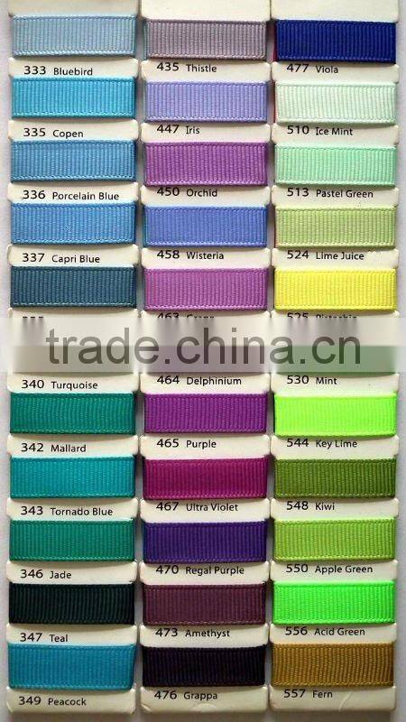 Elastic Tape Factory-Regular Color Charts