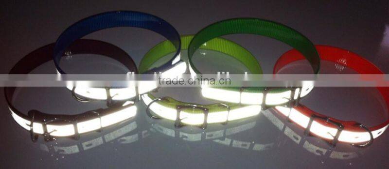 Light Up Dog Collar/ Reflective Dog Collar/ Reflective Dog Leash