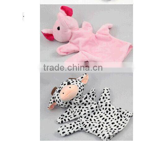 Jiangsu factory supply plush animal puppet