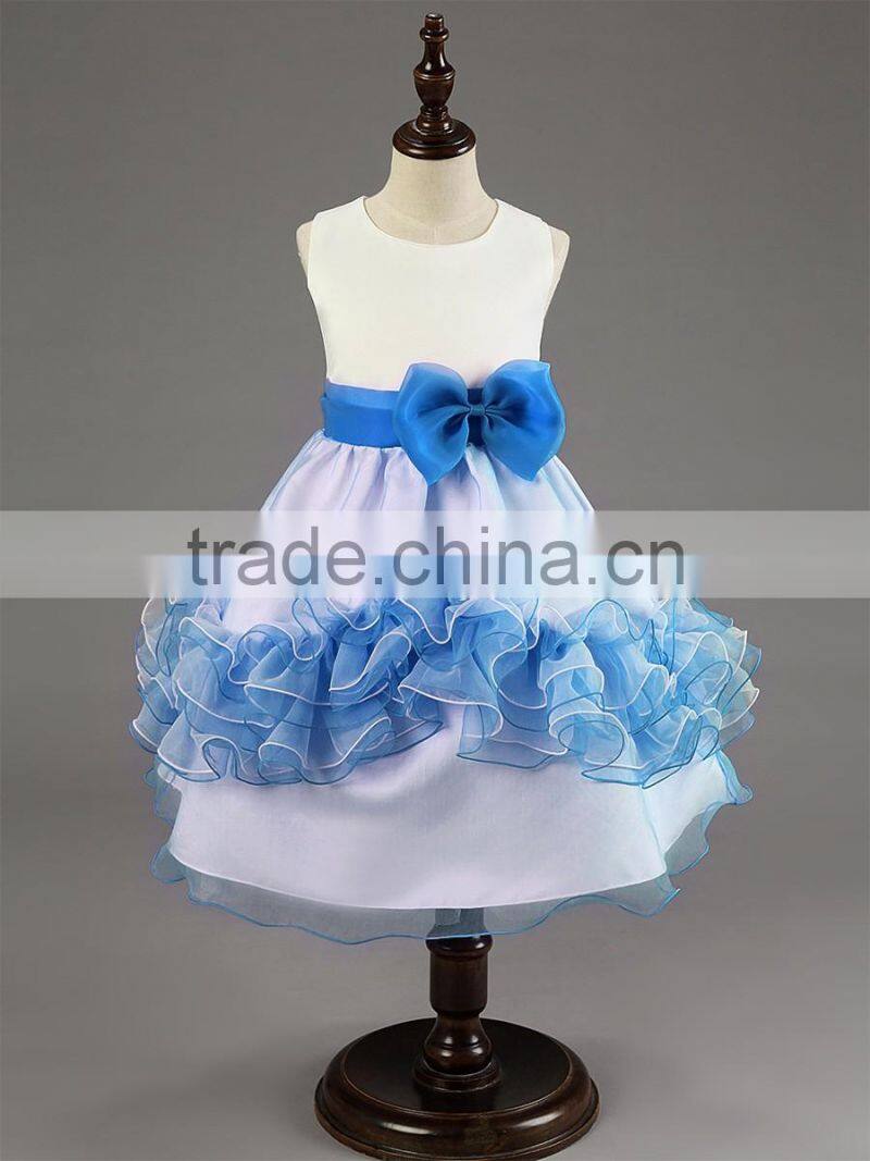 Butterfly tie kids lavender crochet dress girl wedding dress
