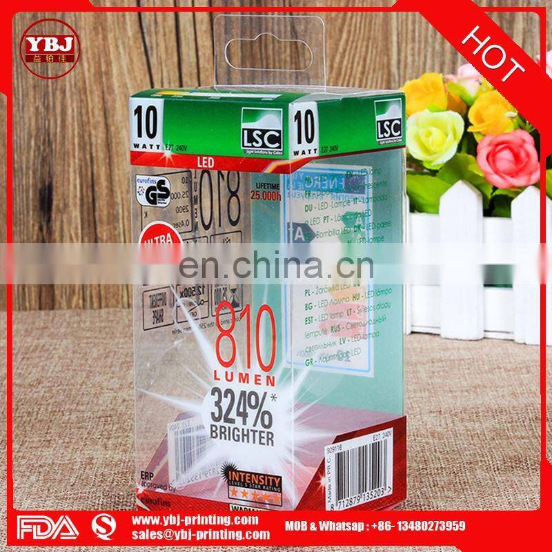 2017 new hot sale factory made pvc, pet, pp transparent gift box