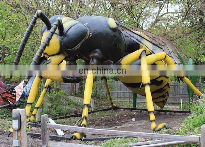 Outdoor theme park vivid giant insect models