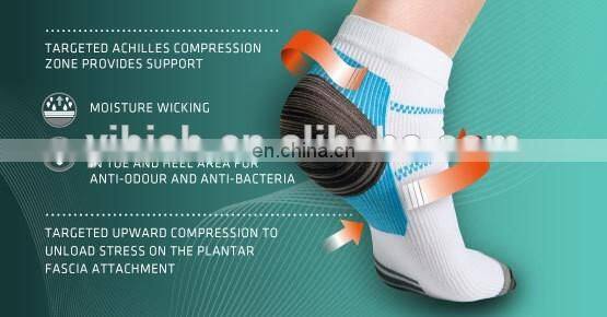 Foot Compression Socks For Plantar Fasciitis Heel Spurs Pain Sport Running Sock #YLW-07