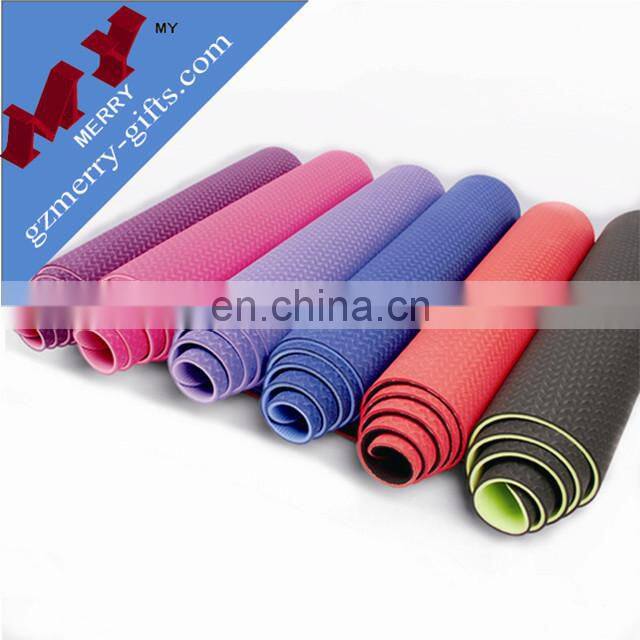 Chinese supplier tasteless wholesale yoga mat / eco friendly yoga mat