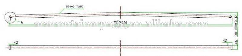 Hot Dip Galvanized Roof Bow for Open Top Container