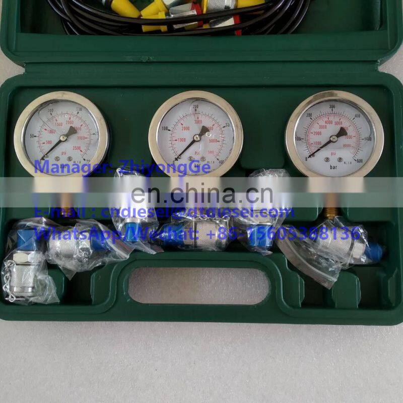 NO,057(3)Excavator Hydraulic Pressure Test Kits