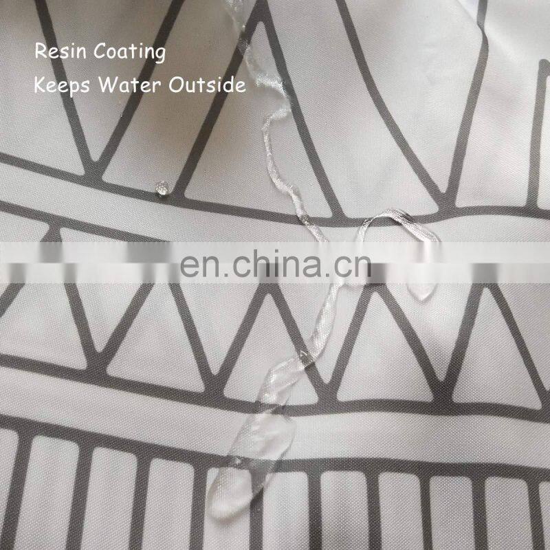 Boho Tassel shower curtain for bathroom