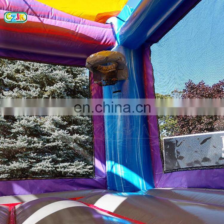 marble combo jumper inflatable bouncer jumping bouncy castle bounce house