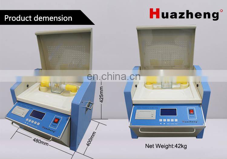 dielectric strength transformer oil bdv test insulating oil breakdown voltage tester 80kv oil BDV Tester