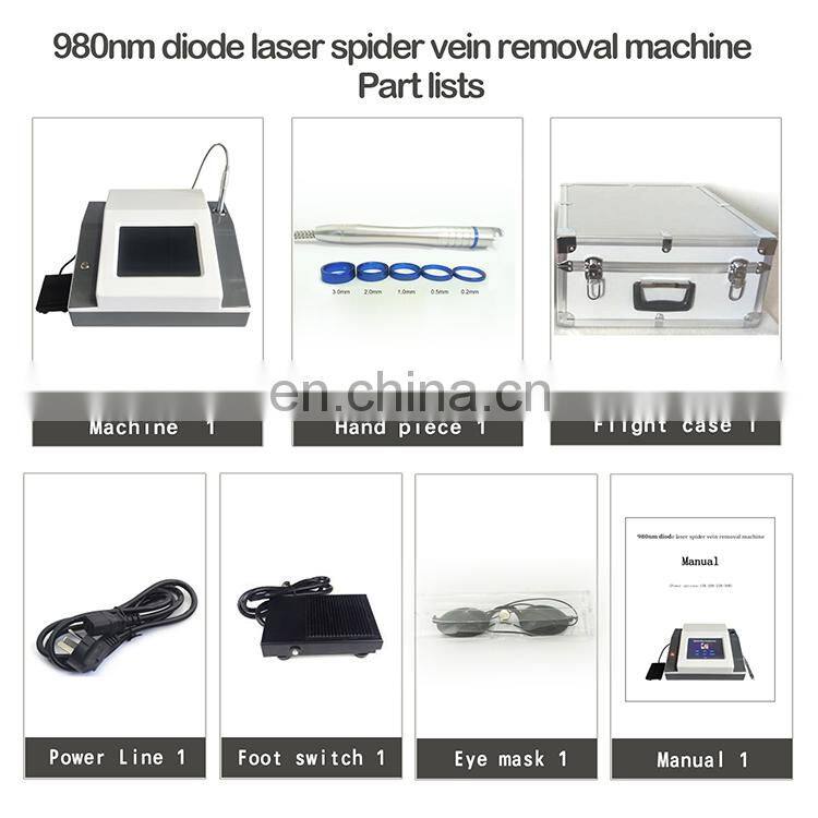 Best 980nm Diode Laser Vascular Spider Vein Removal Machine for Sale