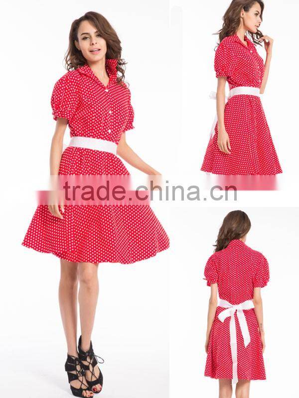 walson 2015 hot sell Girls dress colorful style princess kid dress for child