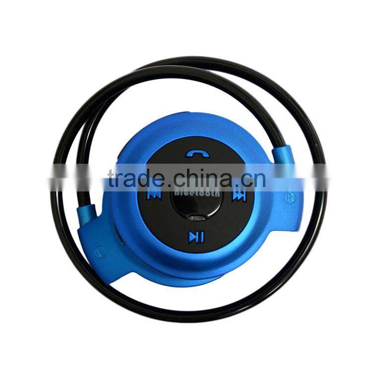 Bluetooth wireless headset stereo headphone(Blue)