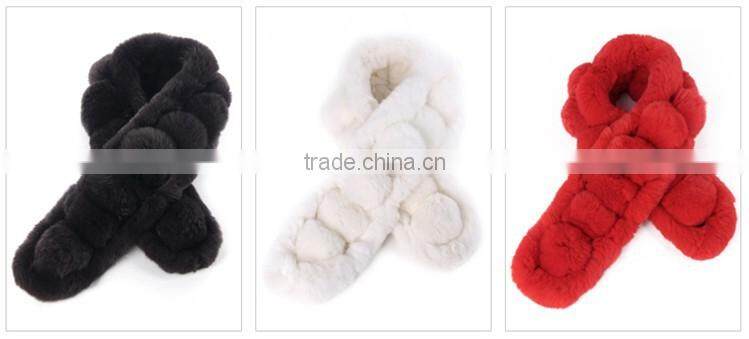 rex rabbit fur scarves