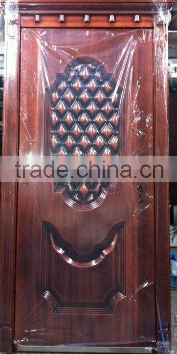Copper color popular steel door (lt-675) new model