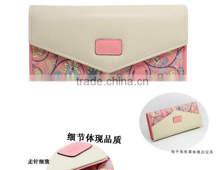 2016 Newest Model Fashional Wallet Four Color and design Mixed cartera Billetera Brasil Hot sale