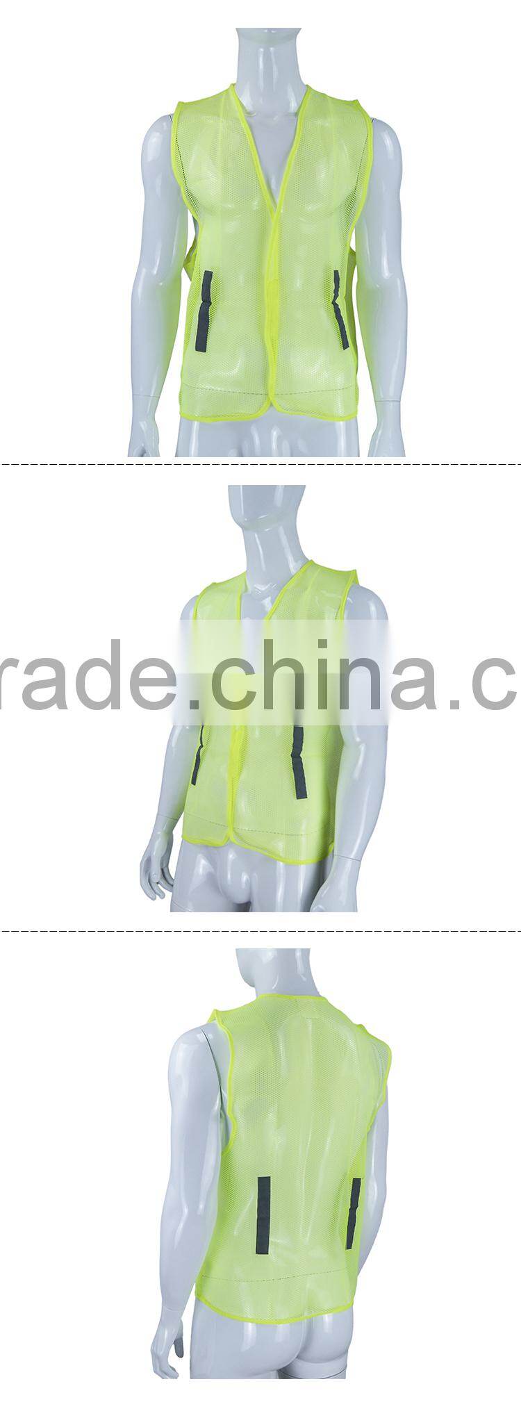 Cheap high visible road safety reflective vest RF016