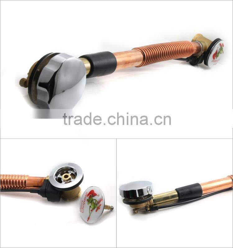 Modern Chrome Pop Up Overflow Bath Plug Waste