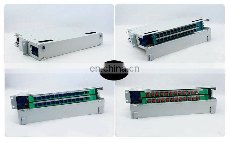 24 core 48 port Outdoor Fiber Optic ODF/main Distribution Frame price Patch Panel SC FC plastic odf