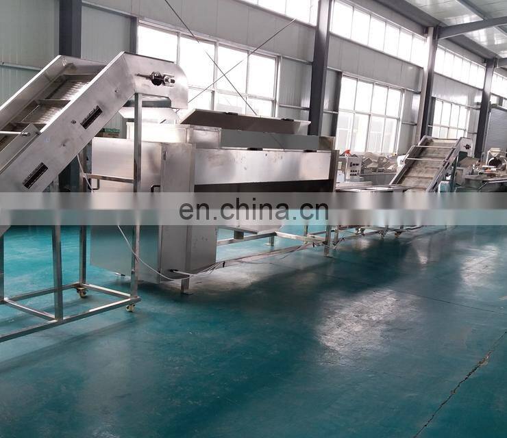 XDX 500kg/h full automatic frozen french fries machinery for potato french fries production line