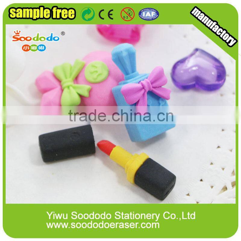 Collectible Perfume Bottle Shaped Eraser for Gift