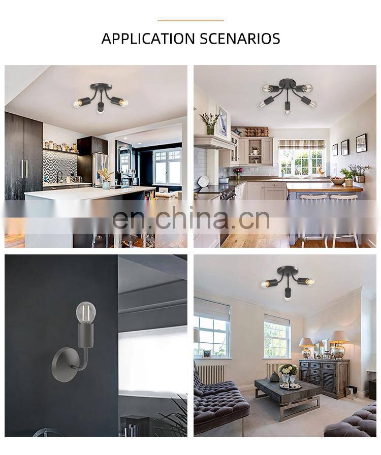 HUAYI High Performance Nordic 60w House Lighting Bedroom Living Room Modern LED Ceiling Lamp