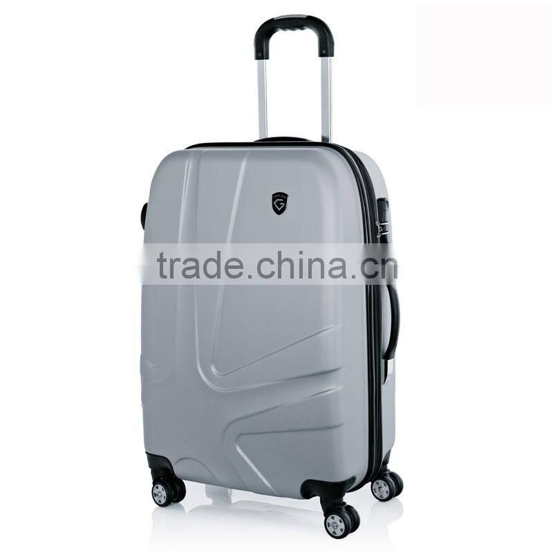 3pcs fashion hard trolley luggage abs high quality