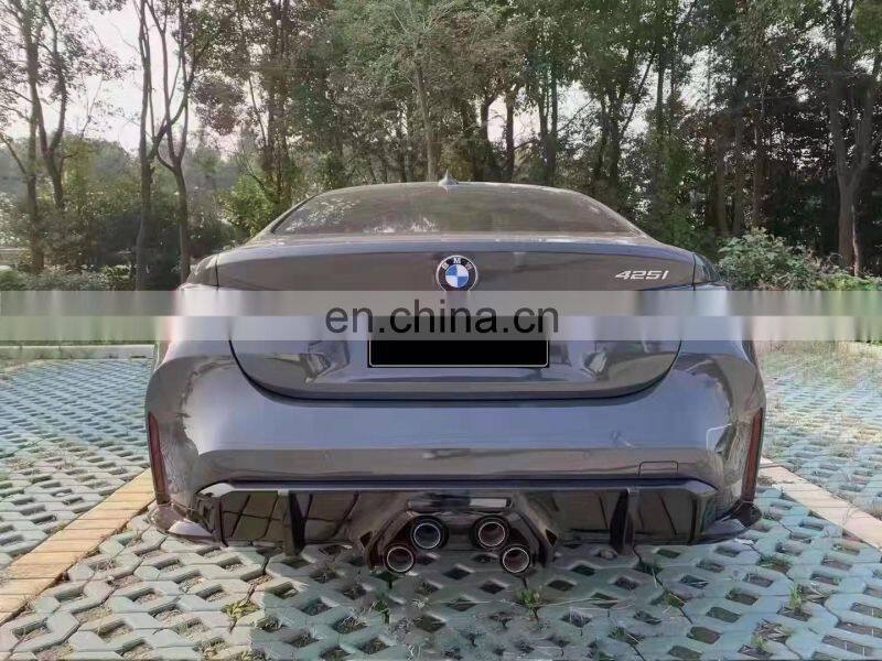 Runde PP Material For 20-In BMW 4Series G22 G23 G26 M4 Style Body kit Front Bumper Rear Bumper Front Lip Rear Lip Grille Exhaust