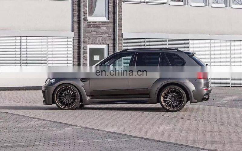 Runde Suitable For Bmw X5 E70 Modified Upgrade Prior Design Style Wide Body Kit Front Rear Bumper Wheel Eyebrow Fender