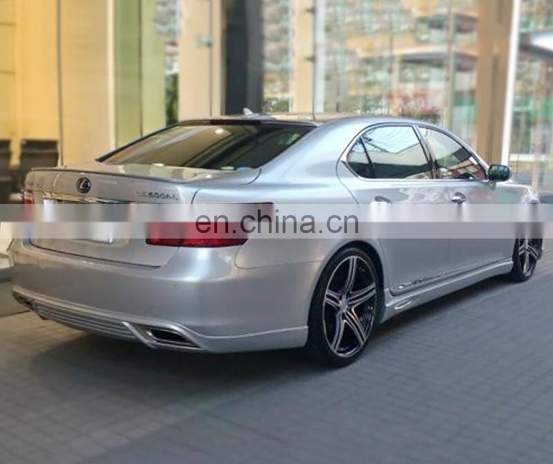 Runde ABS Material Old Lexus Upgrade LS600 Style Body Kit For 2006-2012 Lexus LS460 Front Lip Rear Lip Side Skirt