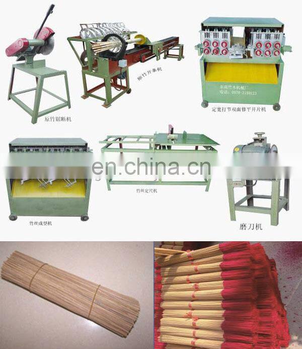 Automatic Bamboo Wooden Wood Round Stick Chopstick Toothpick Making Production Machine