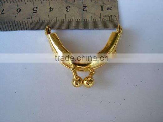 Metal Coin Purse Frame With Sewing Holes