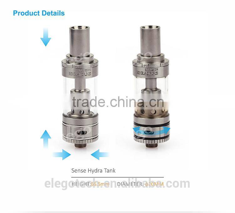 2015 Hot Selling 2ml TC Tank for Temperature Controlled Mod Original Sense Hydra Wholesale
