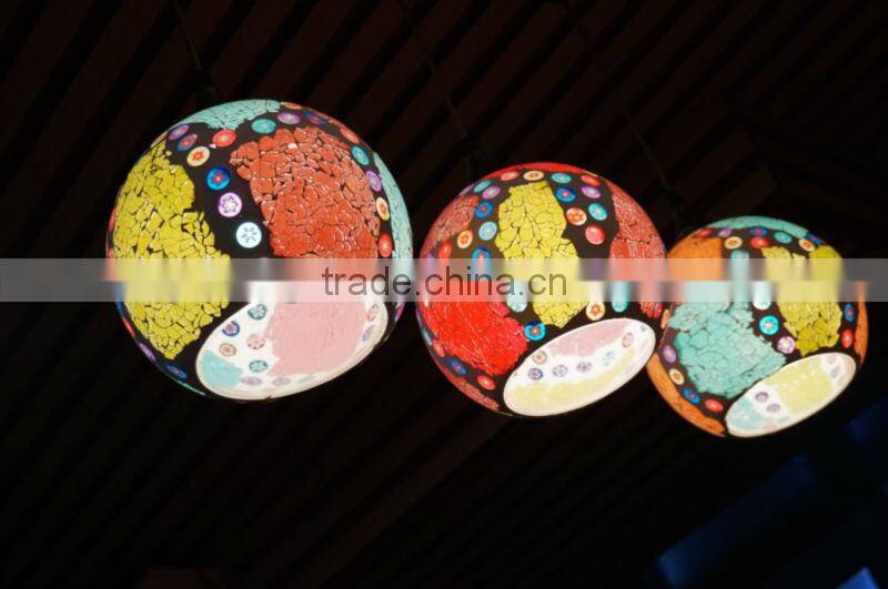 colorful mosaic candle lantern ,lantern stick wedding lantern