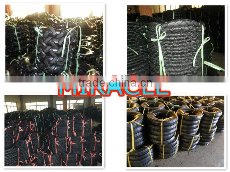 MRC factory supplier 13 '' small wagon wheel tire rubber wheelbarrow tyre 3.25/3.00-8