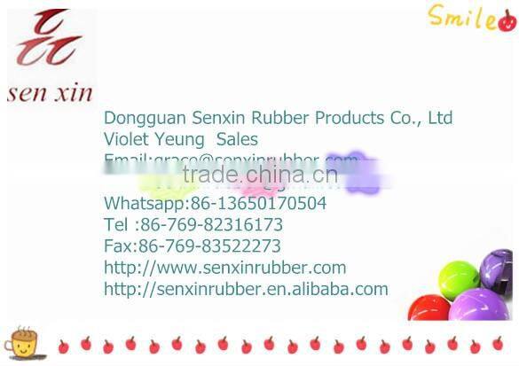 SX Food Grade Silicone Pet Ball Silicone Rubber Bouncing Ball for Dogs