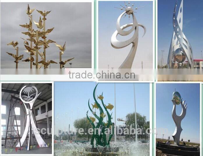 abstract steel sculpture customized sculpture art craft