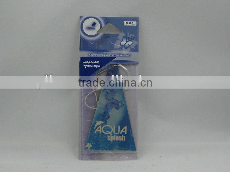 oval cheap simple hang car air freshener