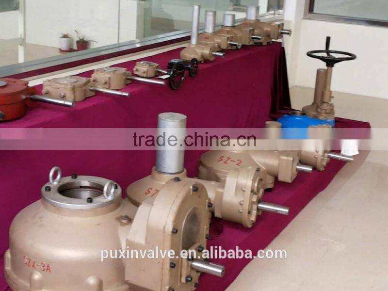 worm reduer box cast iron housing reduction gearbox