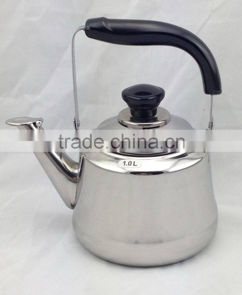 Stainless steel 1L Whistling Kettle Tea pot