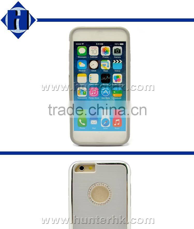 Silver TPU Diamond Hold For 6G Case
