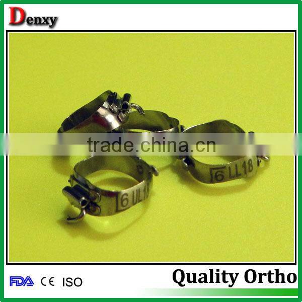 tube with sheath orthodontic band with cleat