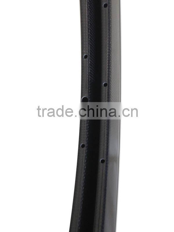 100% carbon fiber Toray T700 Road bike wheel rim 700C 38mm
