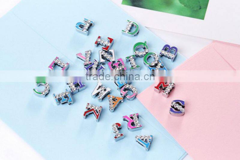 Zinc Alloy Cartoon Enamel Slide Charm 8mm inner Width Wholesale