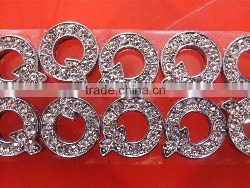 In stock fast delivery diamante slide letters 10mm