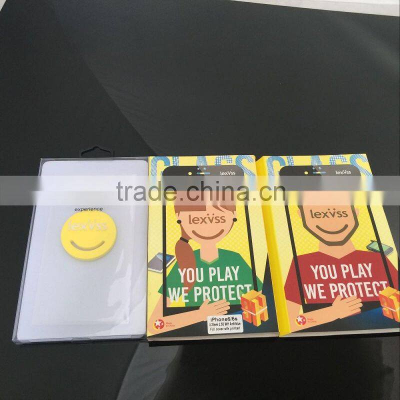 5.5 inches high qaulity corning glass 0.15mm screen film 2.5D Corning tempered glass screen protector for iphone 6/6s plus