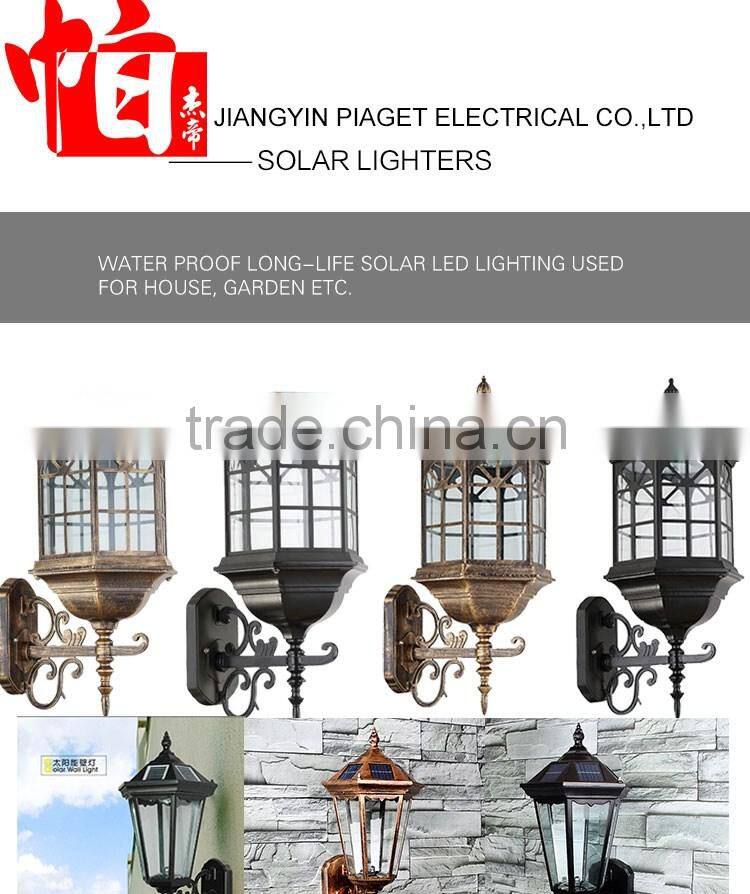 Solar Lamp Street Lights for Backyard Garden out door wall Lighting