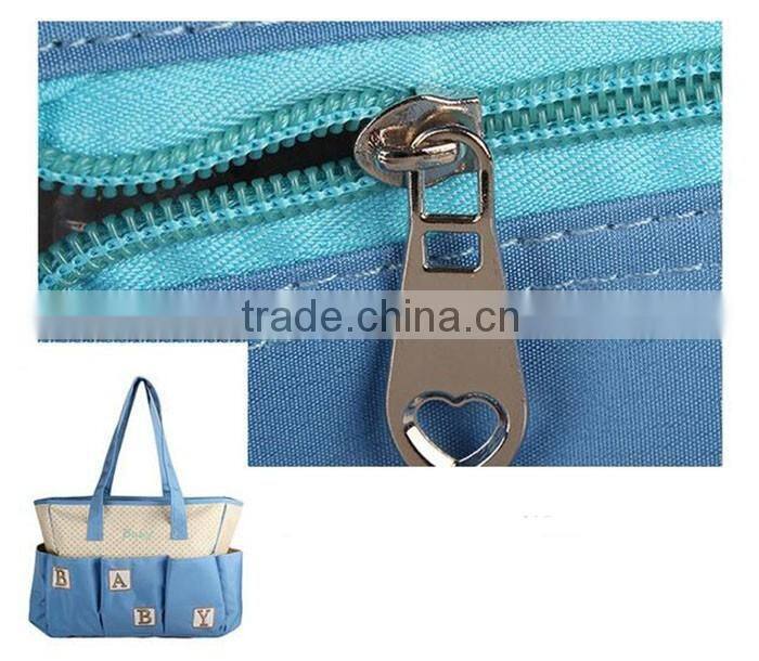 Wholesale tote one shoulder mommy baby bag diaper bag