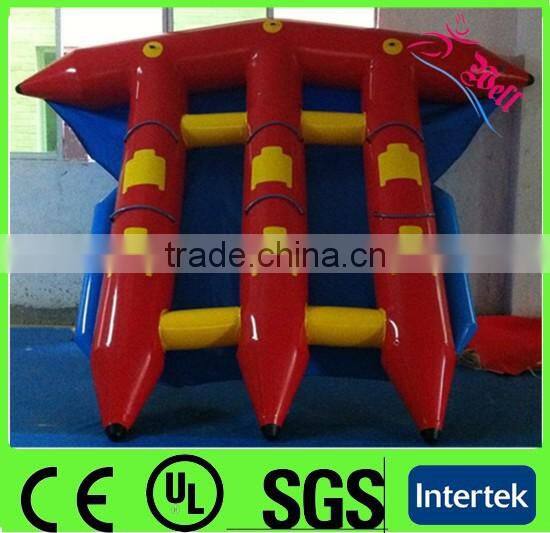 inflatable flying fish towable / fly fish water sports / inflatable flying fish tube towable