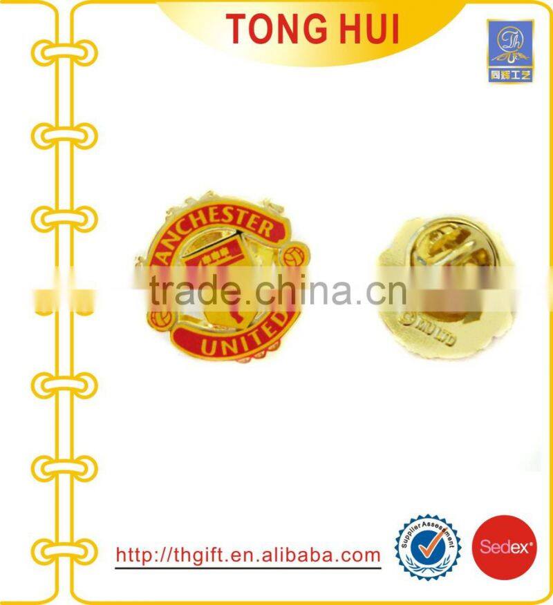 Customized Club filling Paint metal pin badges