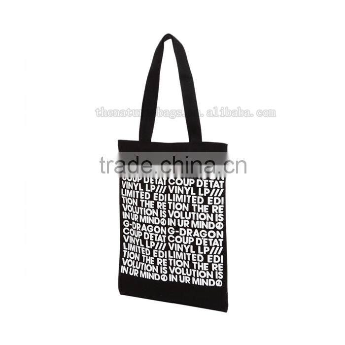 Top Grade Custom Printing Promotional White Cotton Pink Tote Bag